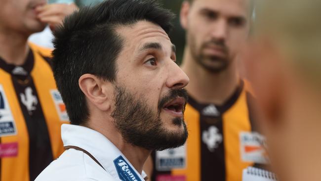 Hawthorn assistant and former Box Hill Hawks assistant Marco Bello was among the coaches stood down.