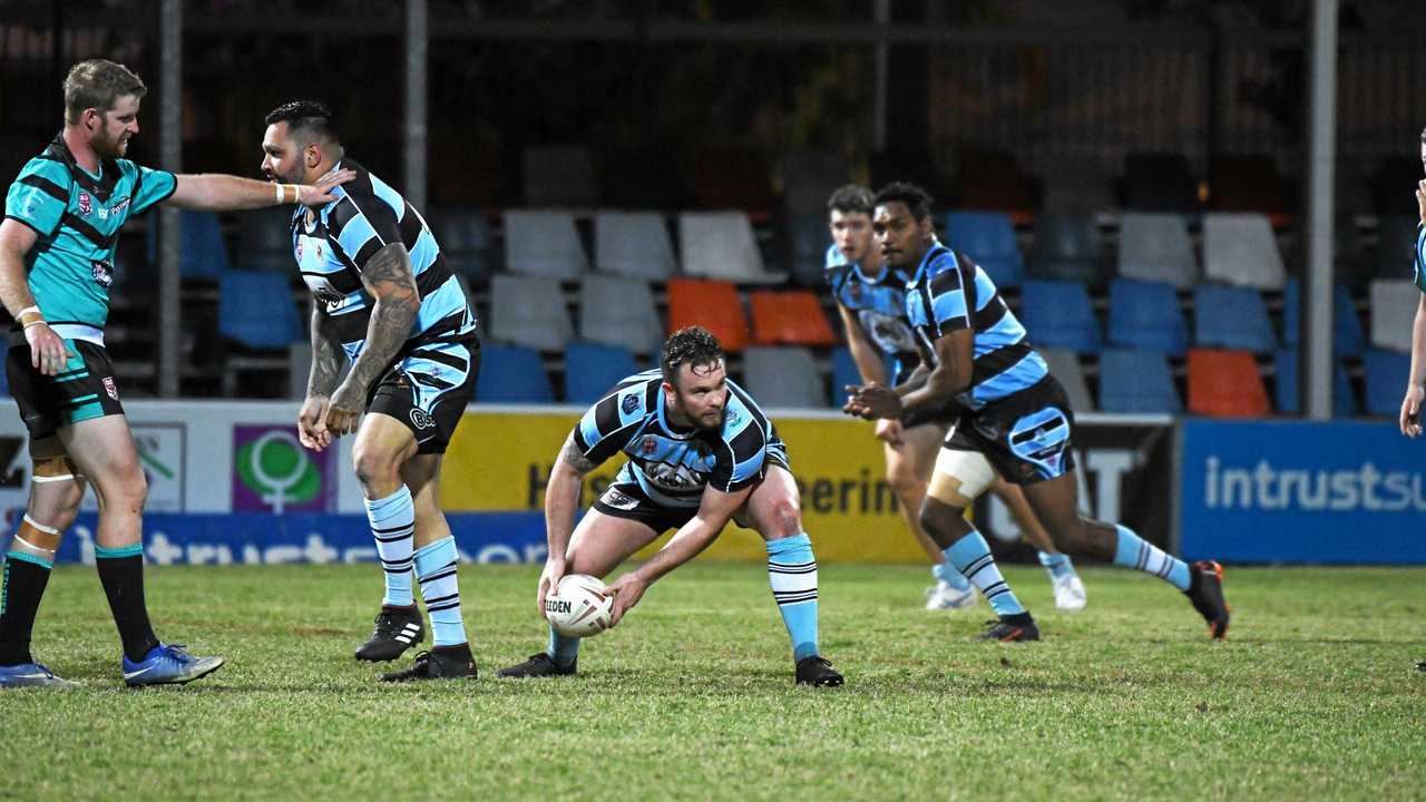Norths Ian Webster in action against Biloela on Saturday. Picture: Allan Reinikka ROK030819aleague3
