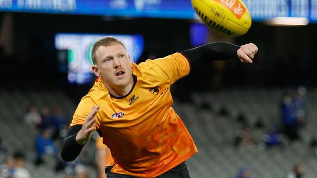 James Sicily loves playing the Tigers. Picture: Dylan Burns/AFL Photos via Getty Images