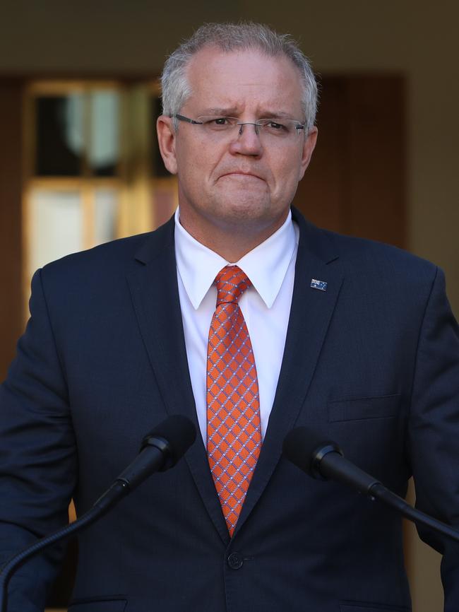 Scott Morrison was deeply angered by the “insulting” comments made by Turkish President. Picture Kym Smith