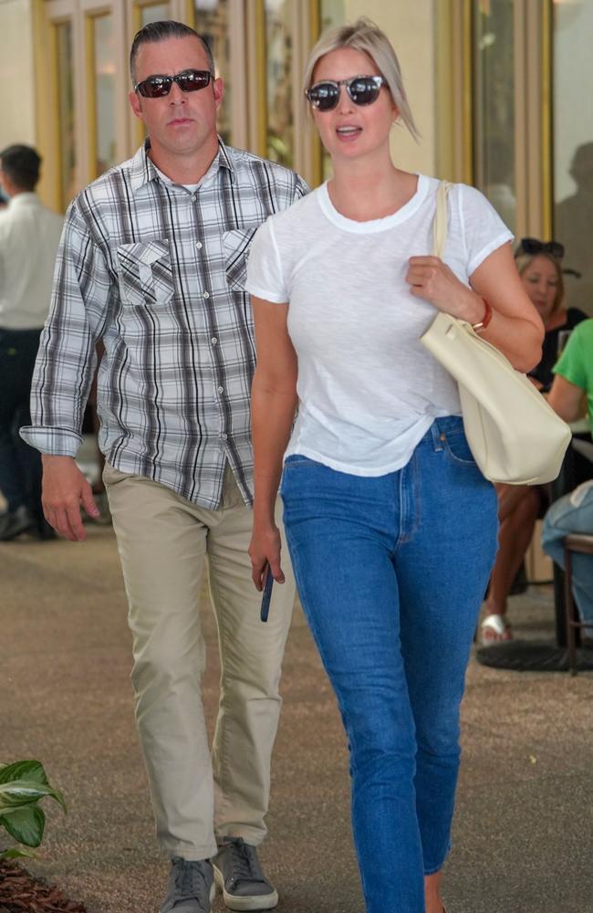 The former first daughter browsed shops before heading to a beauty salon appointment. Picture: Backgrid