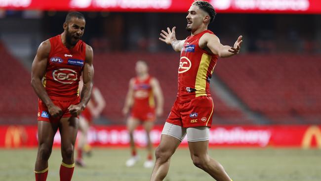 Izak Rankine’s Gold Coast Suns look a good thing against an undermanned Sydney. Picture: Getty Images