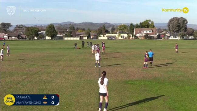 Replay: Bill Turner Cup Albury Football Festival Day 2 - Marian College v Maribyrnong (Trophy)