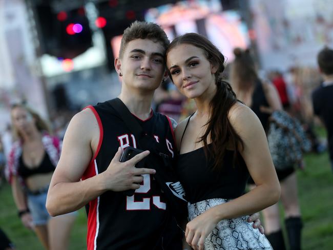 The Grass Is Greener music festival at the Cairns Showgrounds. Julio Lopez and Joanna Saunders. PICTURE: STEWART MCLEAN