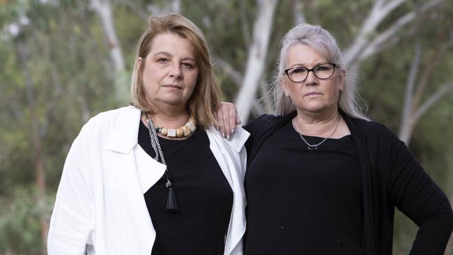 Workplace safety advocates Andrea Madeley and Michelle Rath have vowed to fight any reduction in supervision of apprentices. Picture: Emma Brasier/AAP