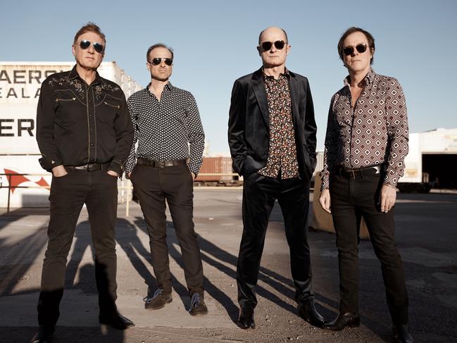 Sydney rock band Hoodoo Gurus, whose 10th album 'Chariot of the Gods' was released in March 2022. Picture: Christopher Ferguson