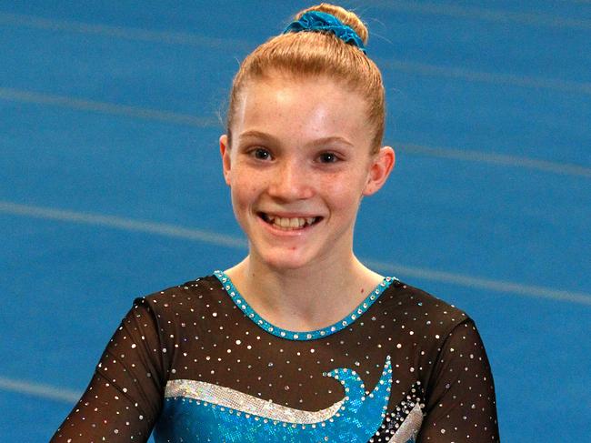 Tylah Otrupcek 13-years. A team of gymnasts who train at Westfield Sports High recently competed in championship games.