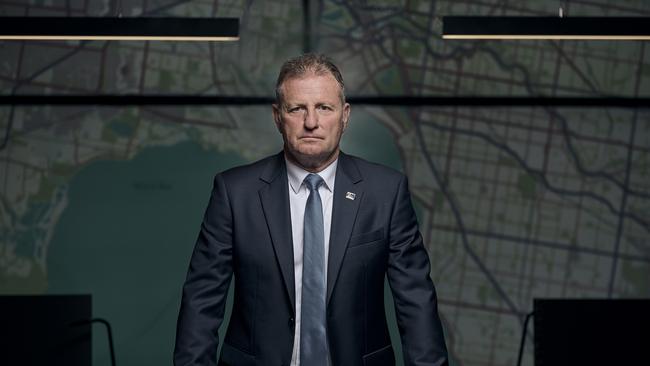 Former Australian Federal Police agent and Detective superintendent, David Craig, is the chief hunter in Channel 10’s new TV show, ‘Hunted.’ In the reality show, ordinary Australians become fugitives with a team, including Craig, tasked to find them. Picture: Supplied