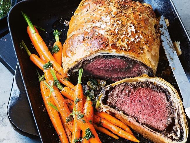 Beef Wellington is French and English.