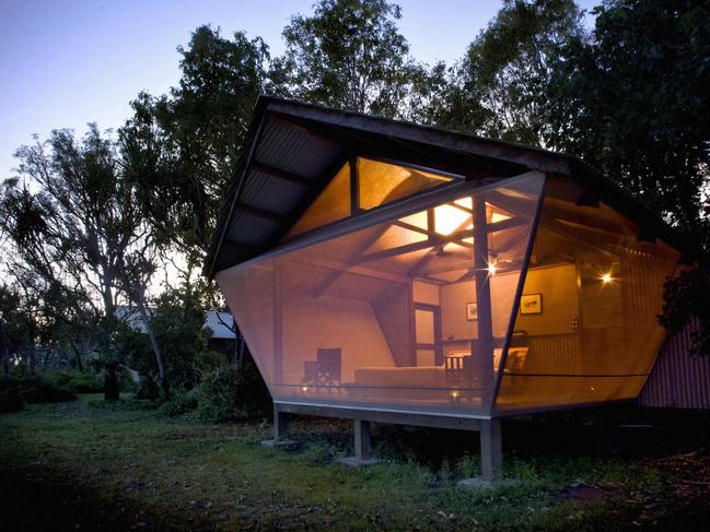 Safari bungalow at Bamurru Plains.