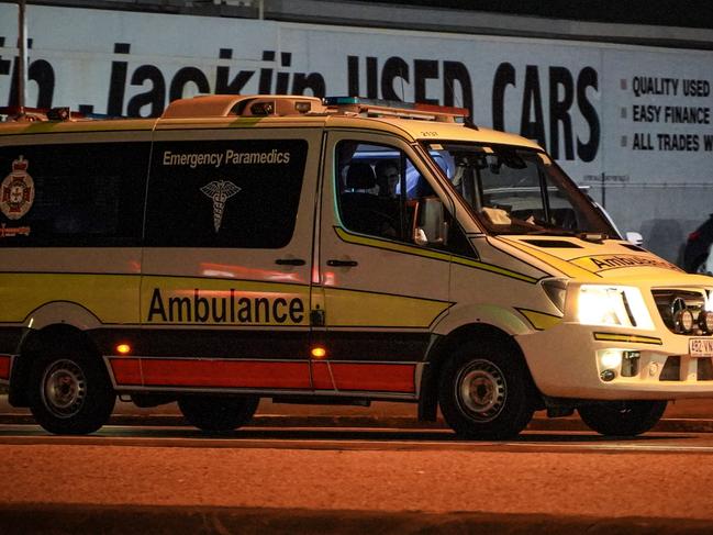 Mackay QAS ambulance night generic . Picture: Heidi Petith