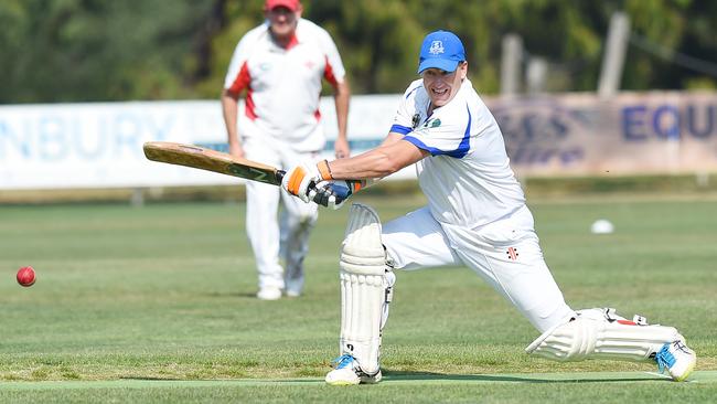 Sunbury batsman Jason McGann dominated in his short time in the competition. Picture: Josie Hayden