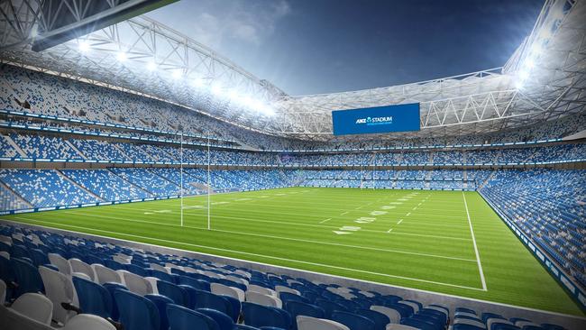 An artist’s impression of ANZ Stadium's redevelopment plans.