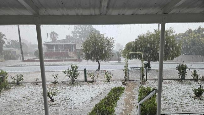 Grenfell NSW on Christmas Day at midday. Photo: Supplied