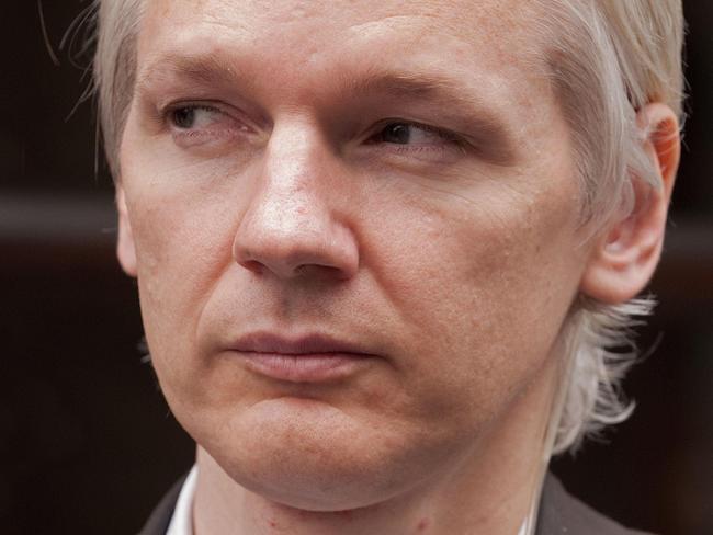 Australian founder of whistleblowing website, 'WikiLeaks', Julian Assange.