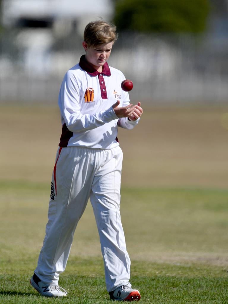 School cricket carnival at Endeavor Oval. Southern Catholic College's Lane Wheeler. Picture: Evan Morgan