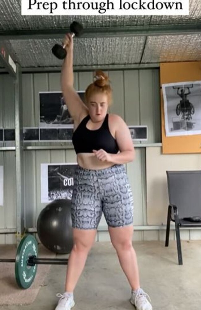She was determined to make a lifestyle change – not just physically but mentally too. Picture: Instagram/redsjourn3y