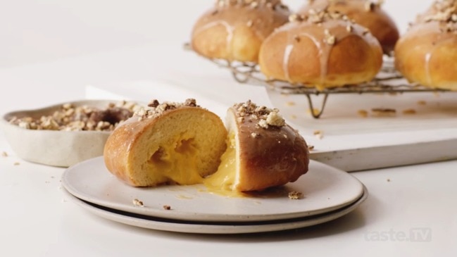 Air fryer Gaytime custard doughnuts