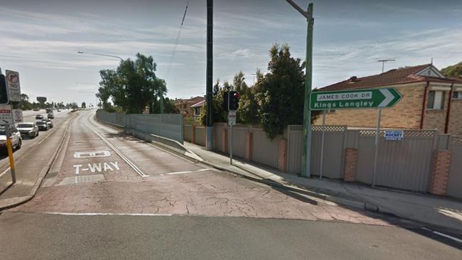 A woman has been charged over allegedly running a red light and causing a crash in Kings Langley that left her elderly passenger in a critical condition. Picture: Google