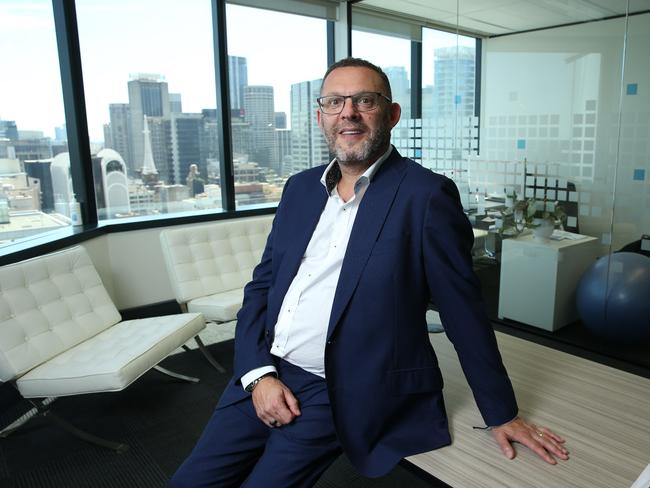 16/02/2023. Nuix CEO Jonathan Rubinsztein, photographed at their offices in Sydney. Britta Campion / The Australian