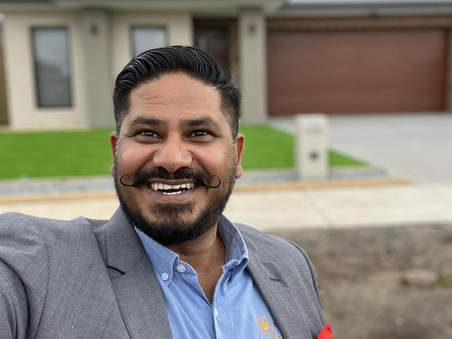 Goro Gupta (pictured) is involved in the specialist disability accommodation (SDA) sector and says there are rows of disability housing in Melbourne with no-one living in them.