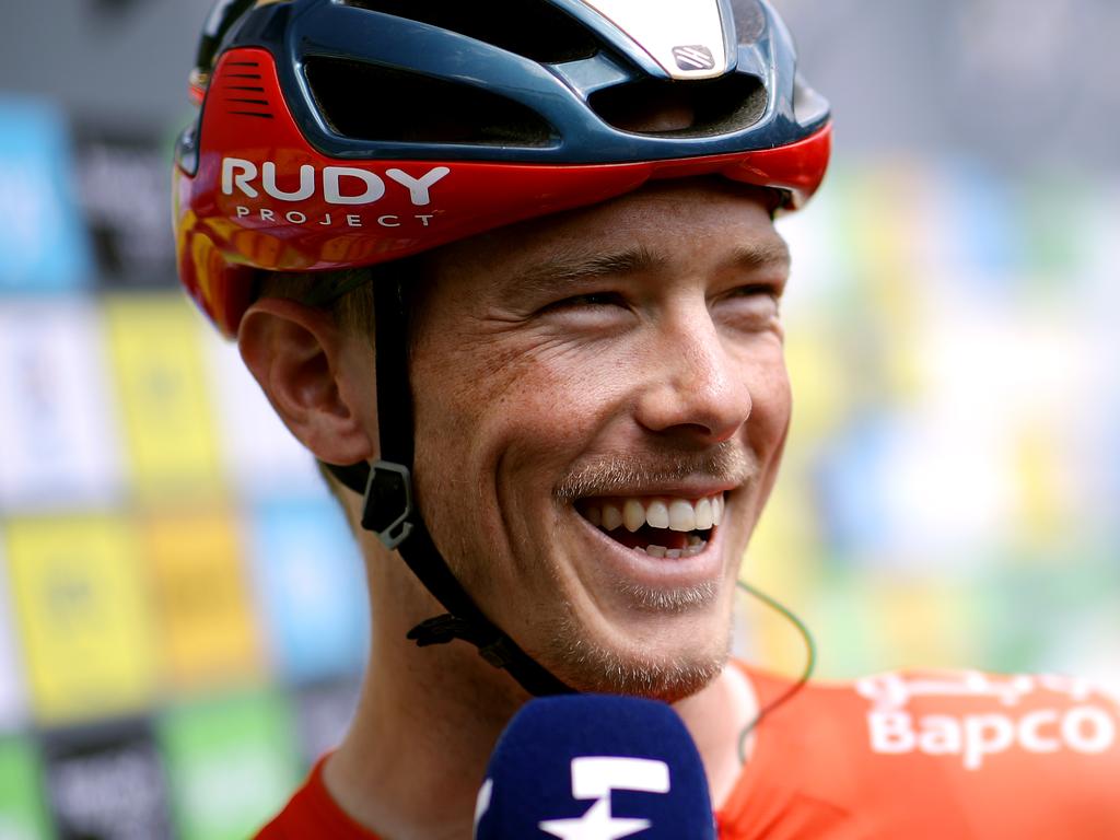 ALBI, FRANCE - JULY 15: Start / Rohan Dennis of Australia and Team Bahrain-Merida / Press Media / during the 106th Tour de France 2019, Stage 10 a 217,5km stage from Saint-Flour to Albi / TDF / #TDF2019 / @LeTour / on July 15, 2019 in Albi, France. (Photo by Chris Graythen/Getty Images)