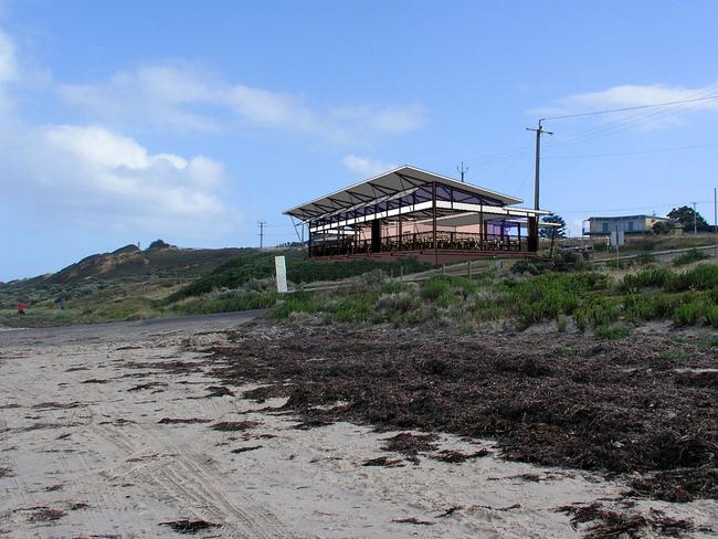 Artist impression of the cafe/diner at Aldinga Beach boat ramp