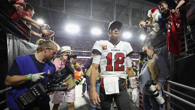 Brady finished his career with Tampa Bay after a long and wildly successful stint with the Patriots. (Photo by Christian Petersen / GETTY IMAGES NORTH AMERICA / AFP)