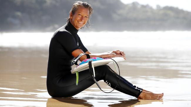 Australian surf legend Layne Beachley pictured at Freshwater Beach. Picture: Sam Ruttyn