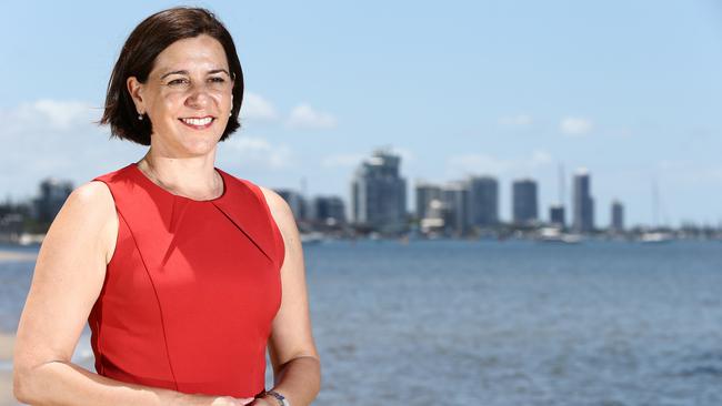 Leader of the LNP State Opposition, Deb Frecklington, visits Southport. Picture Glenn Hampson