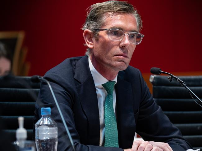 SYDNEY, AUSTRALIA - NewsWire Photos  APRIL 20, 2022: NSW Premier Dominic Perrottet speaking at the Budget Estimates held at the Parliament of New South Wales in Sydney.Picture: NCA NewsWire / Christian Gilles