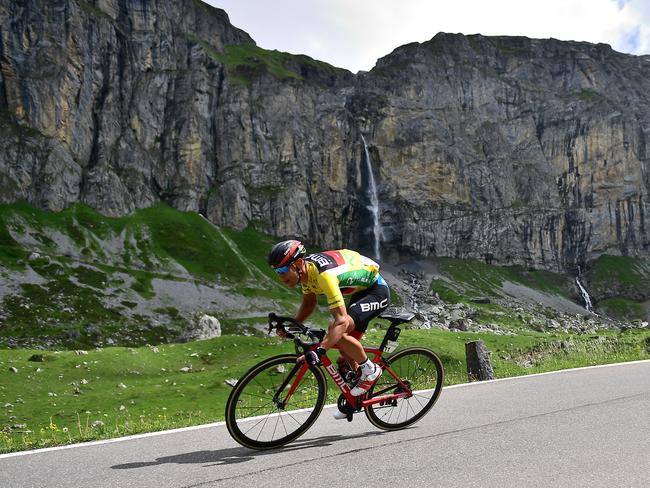 Richie Porte in Switzerland. Picture: AP