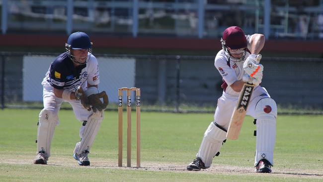 Kookaburra Cup cricket semi final between Burleigh and Broadbeach Robina at Crowe Howarth Oval. Picture: Mike Batterham