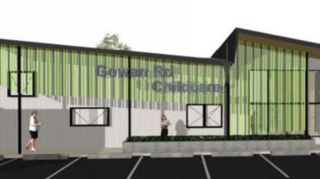 Streetscape render of proposed childcare centre at Gowan Village Shopping Centre. Picture: Development.i/ Town Planning Alliance