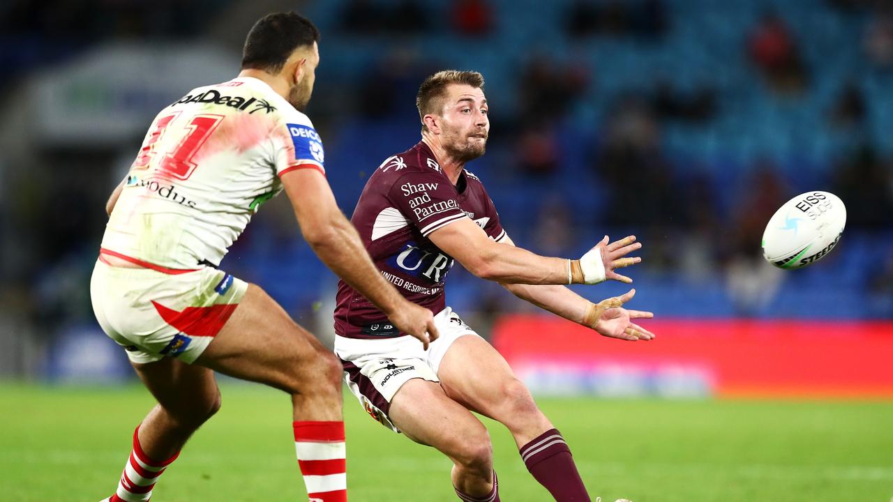 Kieran Foran was a standout for the Sea Eagles, fresh off signing a new deal. Picture: Getty Images.