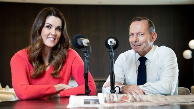 Peta Credlin and Tony Abbott have teamed up for a podcast series debating the biggest issues facing Australians. Picture: Arsineh Houspian