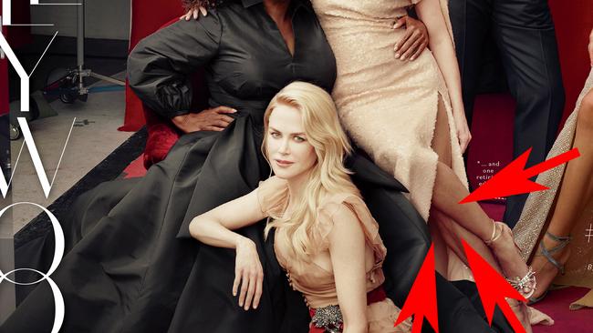 Vanity Fair’s ‘Hollywood’ issue cover has got everyone talking. Picture: Vanity Fair