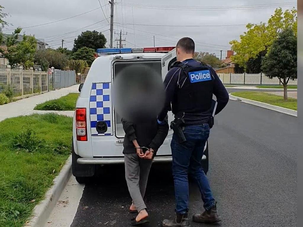 Operation Alliance arrests targeting youth gangs and other serious offending. Photo: Victoria Police