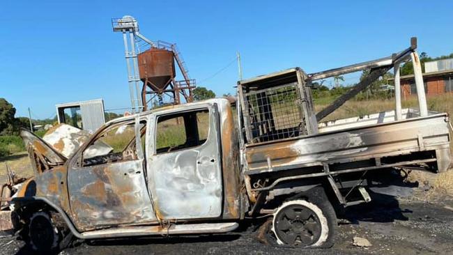 The Casino family has been left despaired after a thief burnt their car until it was unrecognisable.