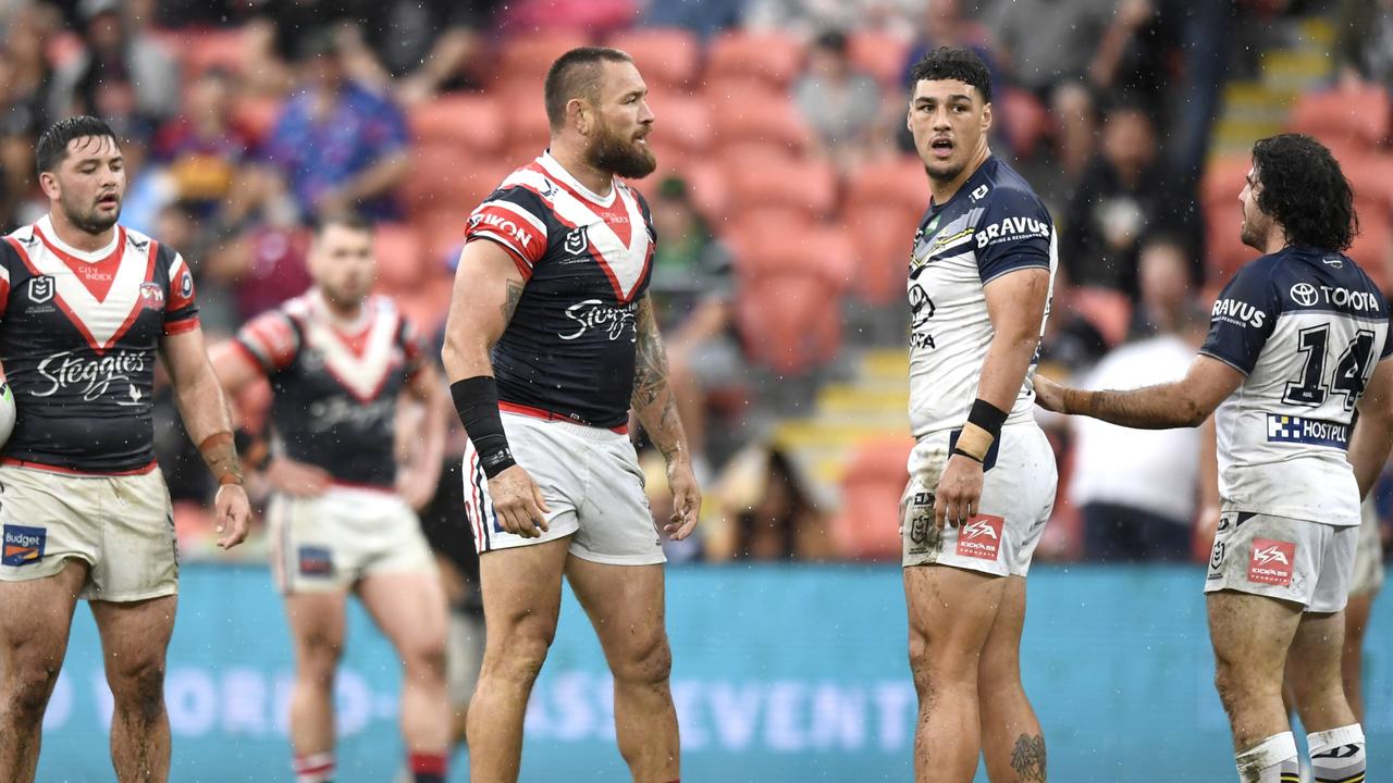 NRL 2023 RD10 Sydney Roosters v North Queensland Cowboys – Jared Waerea-Hargreaves Jamayne Taunoa-Brown