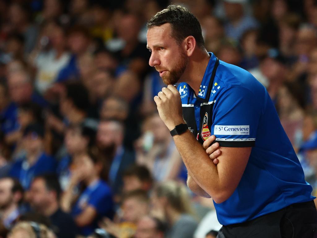 Bullets coach Greg Vanderjagt is proud to support the NBL’s Pride Round. Picture: Chris Hyde / Getty Images