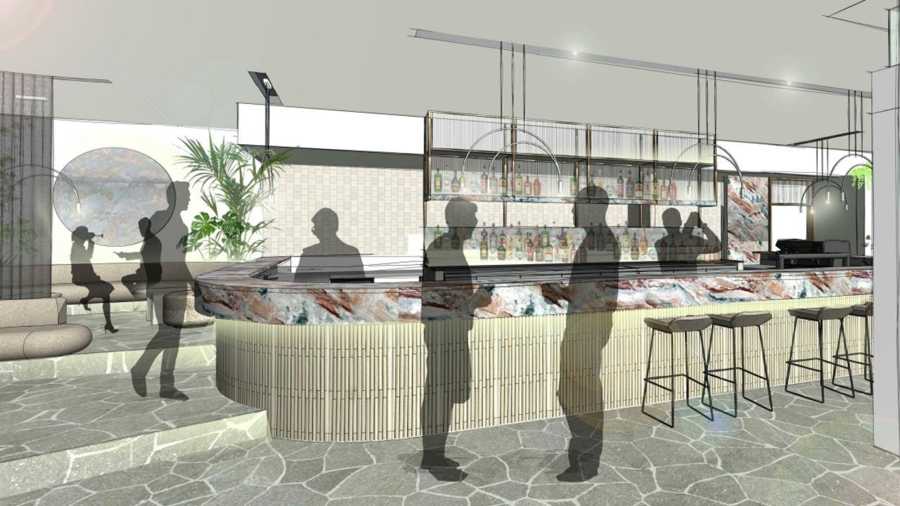 Artist's impression of the new Opa Bar and Mezze.