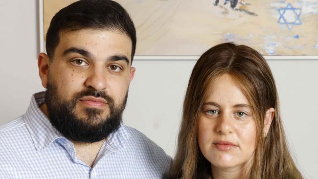 Teacher Chavi Block (right) and her husband Ezra. Picture: Damian Shaw