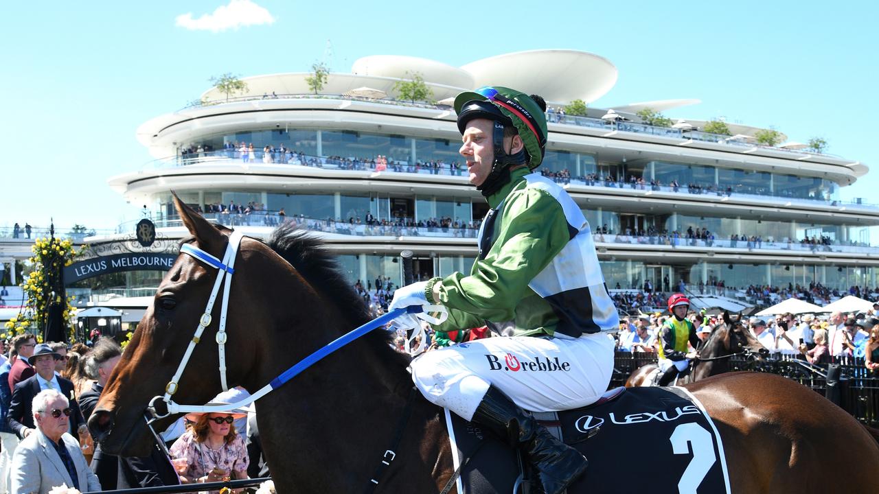 very different feelings for Brett Prebble. Photo by Vince Caligiuri/Getty Images