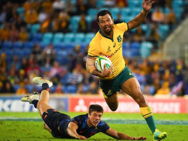 Billy Meakes and Kurtley Beale (above) are both products of Sydney’s St Joey’s — a prolific nursery of rugby champions.