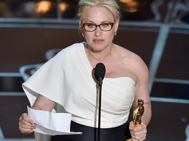 Patricia Arquette’s speech comes at a time when women are still paid less than men.