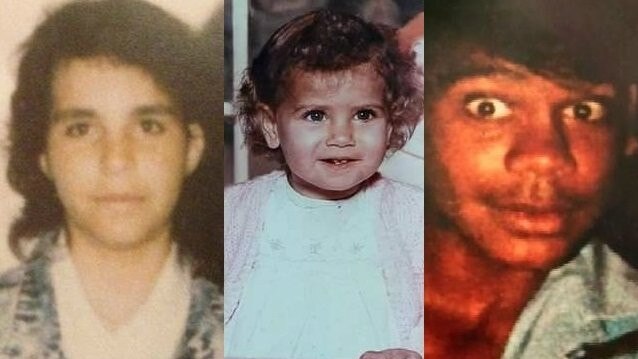 Bowraville victims Colleen Walker-Craig, Evelyn Greenup and Clinton Speedy-Duroux.