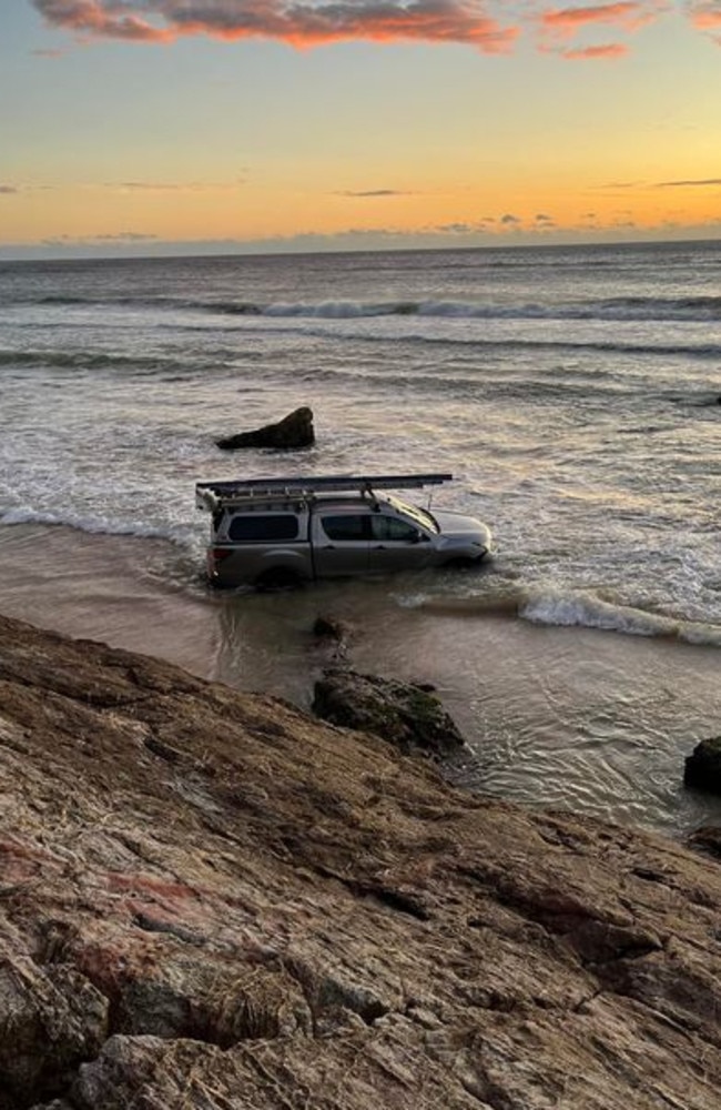 A parking space with a view. Picture: Facebook.