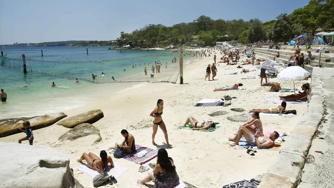 Nielsen Park’s Shark Beach, in Vaucluse. Picture: John Appleyard