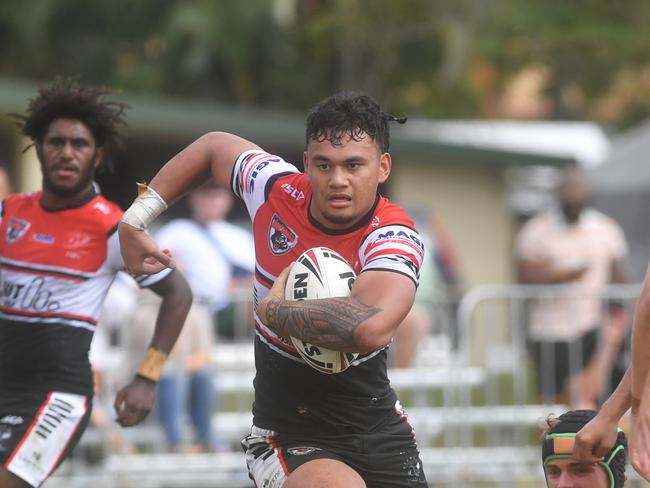 Kirwan State High School hosts St Patrick's College, Mackay, in round 1 of the 2025 Aaron Payne Cup. Picture: Evan Morgan